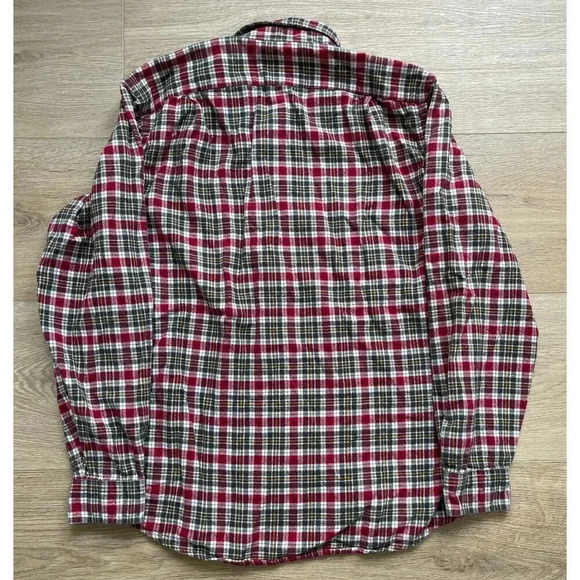 Eddie Bauer Men's Plaid Long Sleeve Button Down Flannel Shirt Relaxed Fit Sz S - Picture 2 of 6